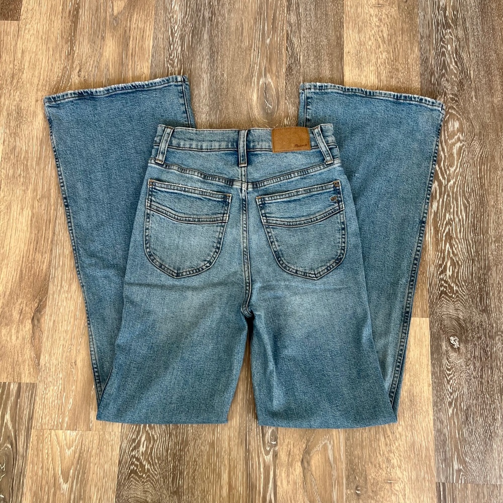 Madewell 11" High Rise Flare Jeans Size 24 - Picture 5 of 10